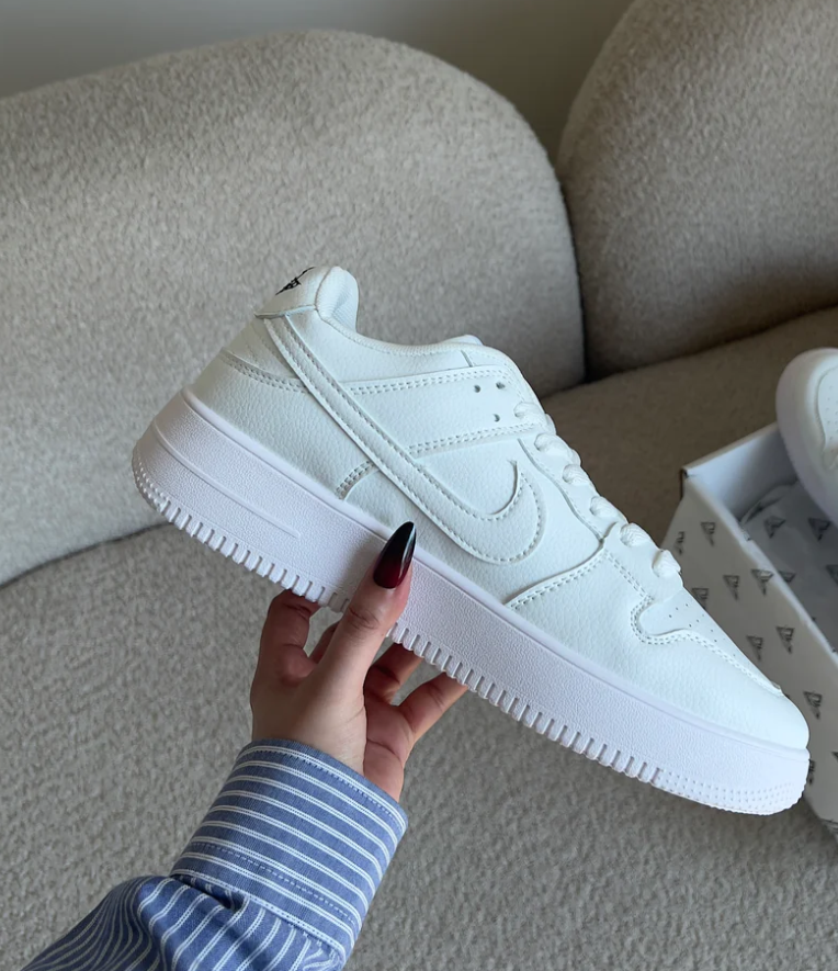 Nike Airforce Edition White Sneakers - VCO/SLPK*